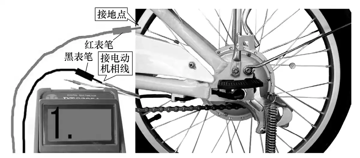 检测无刷电动机绕组绝缘电阻的操作方法
